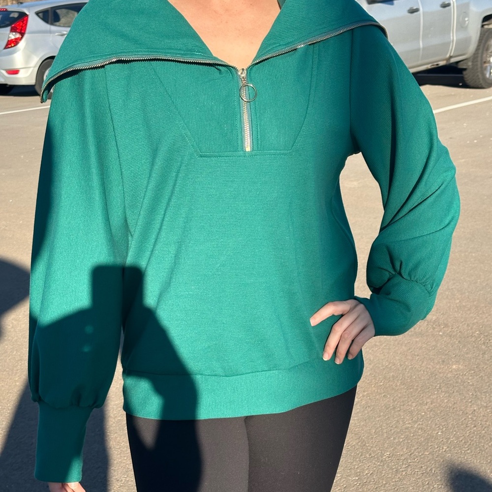 Forest Green Pullover - image 1